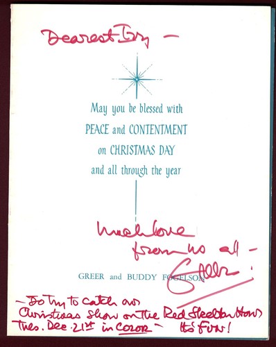 Greer garson hand written - greer, hand-written