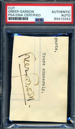 Greer garson psa dna - dna, coa